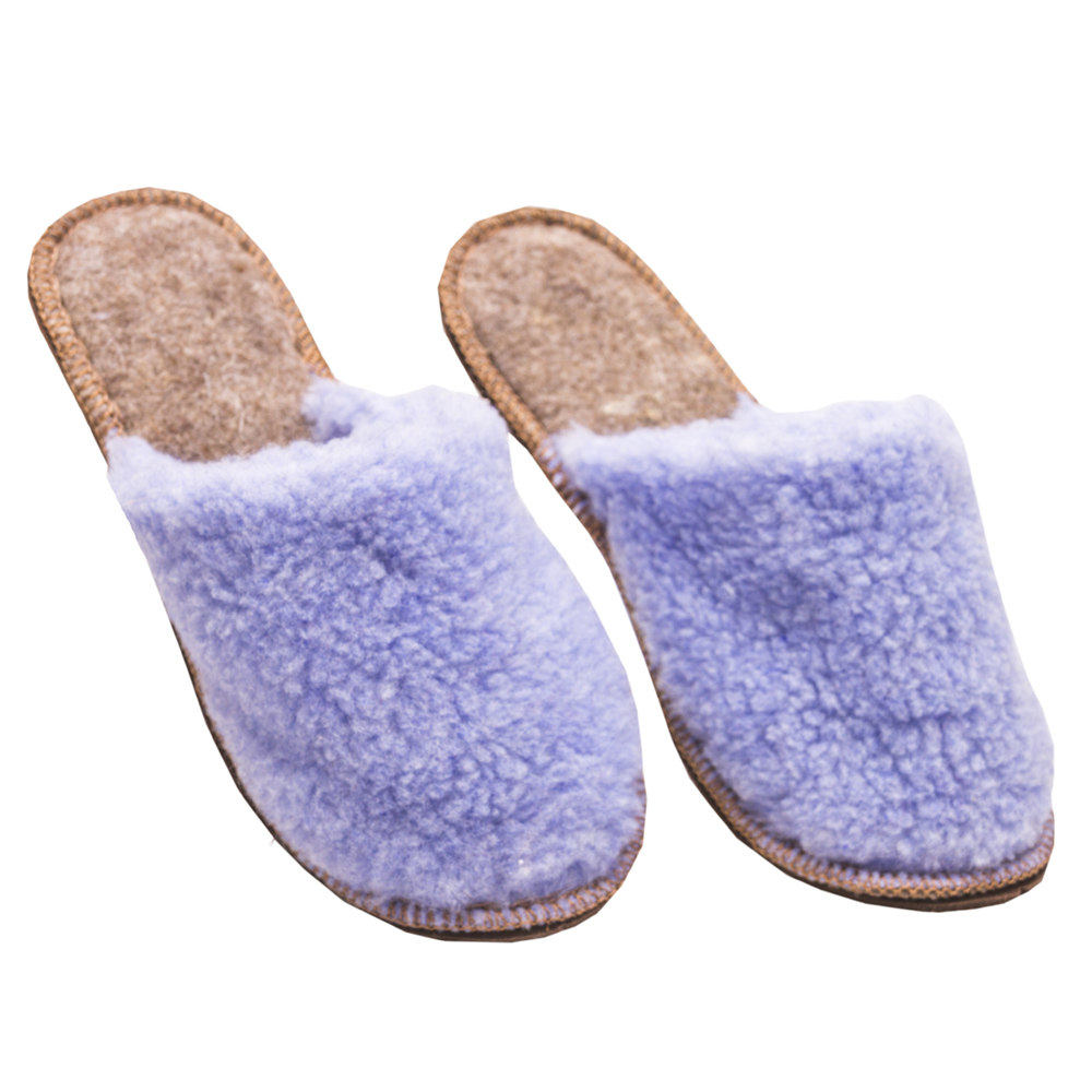 Fluffy Women's Slippers (blue)