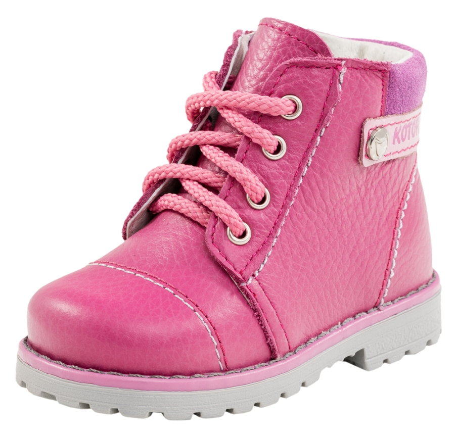 Toddler Girl Pink Leather Ankle Boots | Product sku SET-159773-159774 ...
