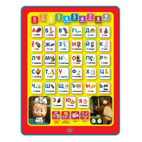 Masha and the Bear Alphabet Tablet