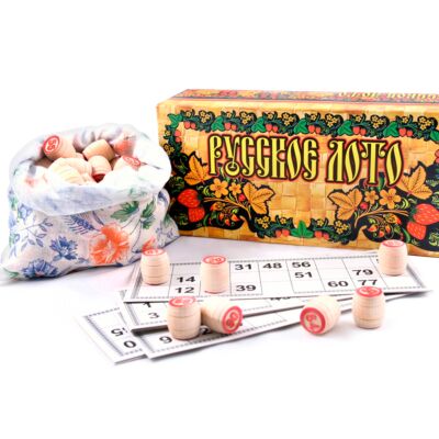 Russian Bingo Game Set