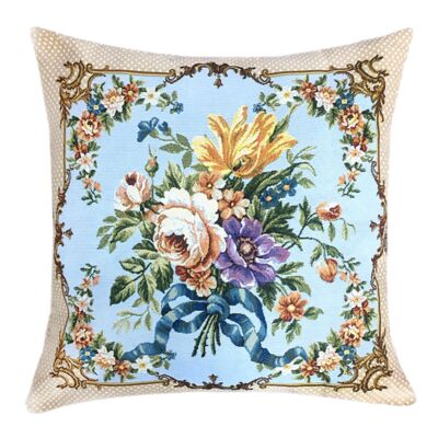 Blue Left Paula Tapestry Pillow