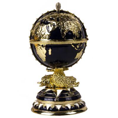 Globe Egg Jewelry Box w/ Surprise