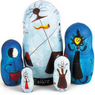 Joan Miró Maternity Nesting Doll (5 pc.)