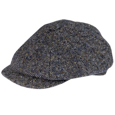 Peak Baker Boy Hat in Colored Fleck