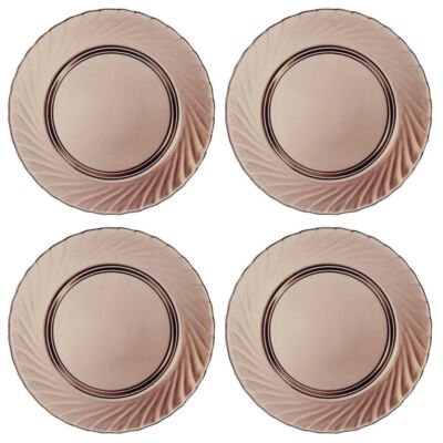 Ocean Eclipce Glass Dinner Plates Set of 4