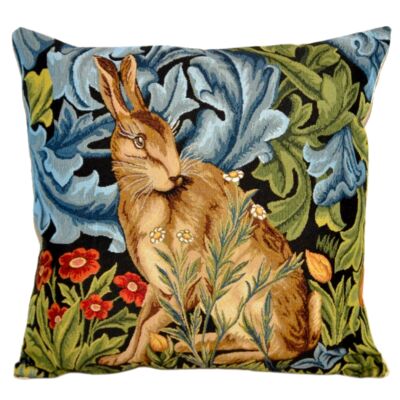 Bunny. William Morris Tapestry Pillow