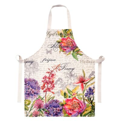 Peony Cotton Apron