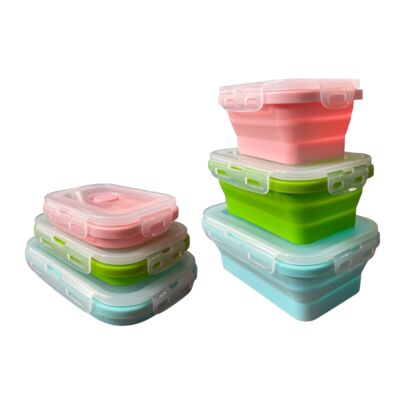 Silicone Food Storage Containers Set of 3