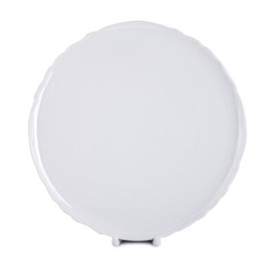 Bernadotte Bohemian Porcelain Serving Plate (color: white)