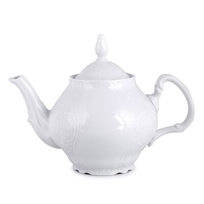 Bernadotte Bohemian Porcelain Teapot 40.58 fl oz (color: white)
