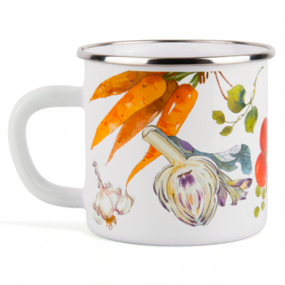 Vegetable Garden Enamel Mug