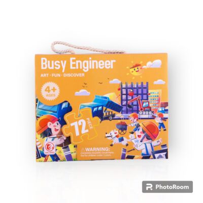 Busy Engineer Jigsaw Puzzle for Kids 72pcs.