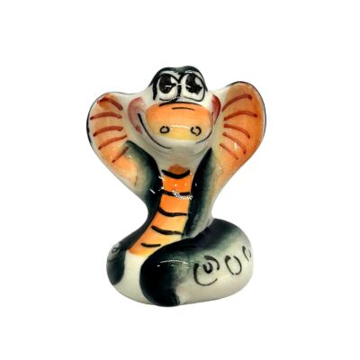 Dakota Handcrafted Majorica Porcelain Snake Figurine