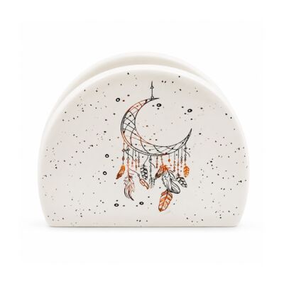 Boho Style Ceramic Napkin Holder