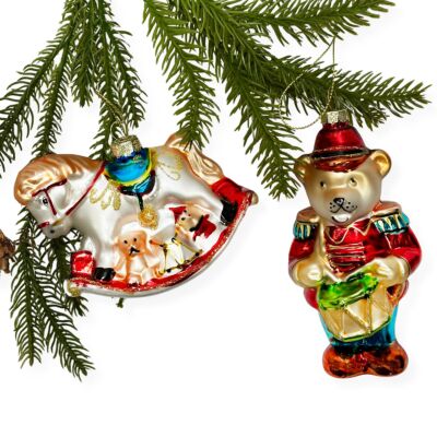 Carnival Christmas Tree Ornament Set of 2