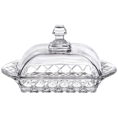Muza Glass Butter Dish