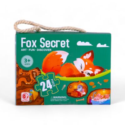 The Secret of the Fox 24pcs. Jigsaw Puzzle for Kids