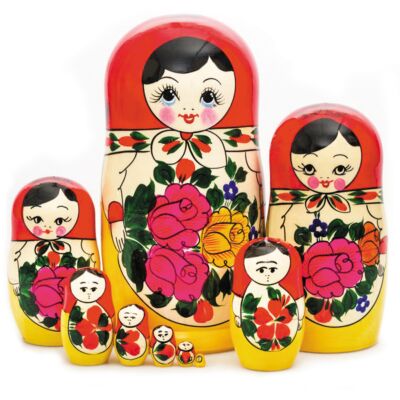 Semenovskaya Nesting Doll (8 pc.)