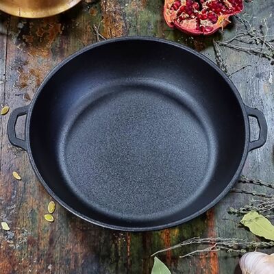 Cast-Iron Frying Pan Brazier with Two Handles