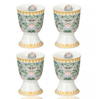 Morris Garden Porcelain Egg Cup Set of 4