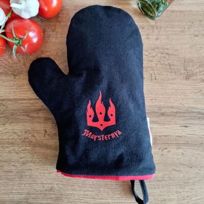 Reinforced Kitchen Oven Mitt 100% Cotton M-L