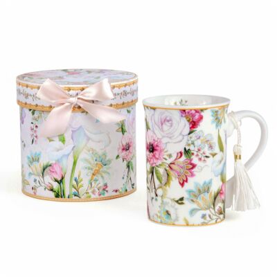 Dream Garden New Bone China Mug in Gift Box