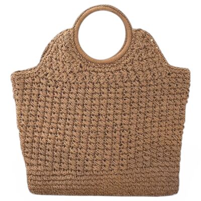 Bohemian Handmade Straw Bag (beige)