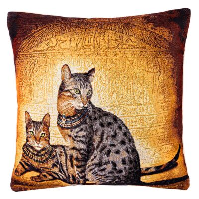 Egyptian Cats Decorative Pillow