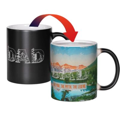 Legendary Dad Color Changing Ceramic Mug (matte)