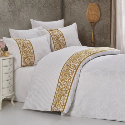 Carmen Cotton Sheet and Pillow Cases Bedding Set of 4