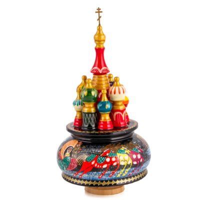 Saint Basil&#039;s Cathedral. Troika. Music Box