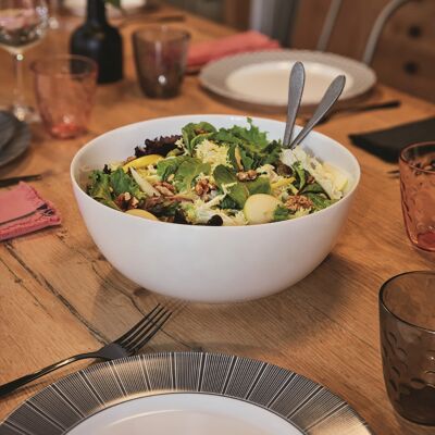 Diwali Glass Salad Bowl
