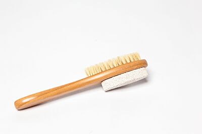 Handle Nail Brush with Pumice Stone