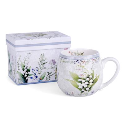 Lily of the Valley New Bone China Big Belly Mug in Gift Box