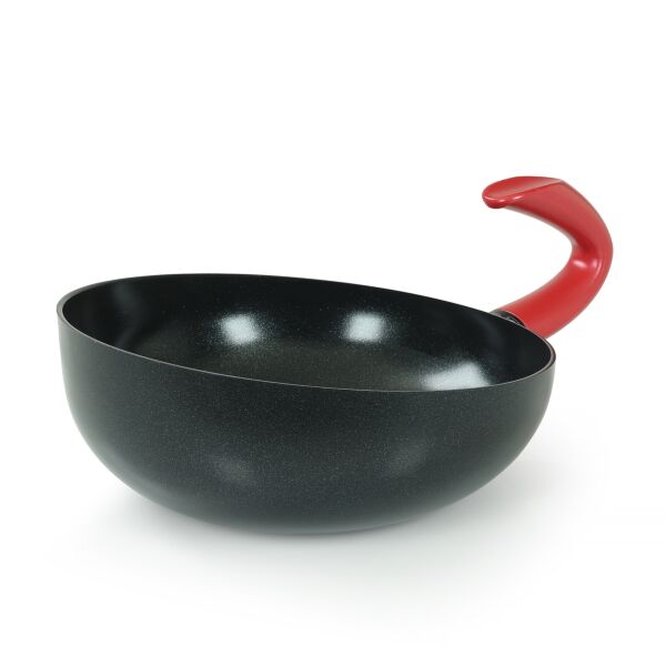 Italian Nonstick Granite Forged Aluminum Sloped Wok - Flonal 