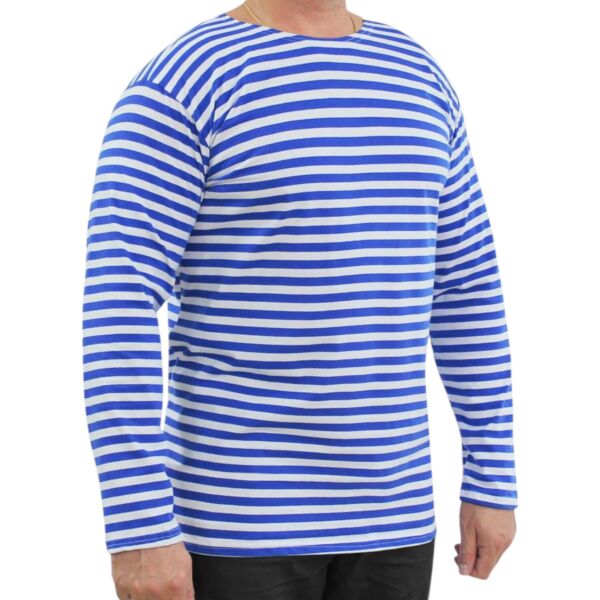 Blue Stripe Telnyashka / 3-Thread with Fleece