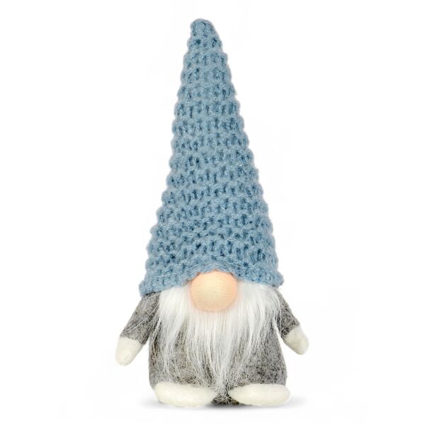 Winter Blue Gnome Fabric Christmas Decoration