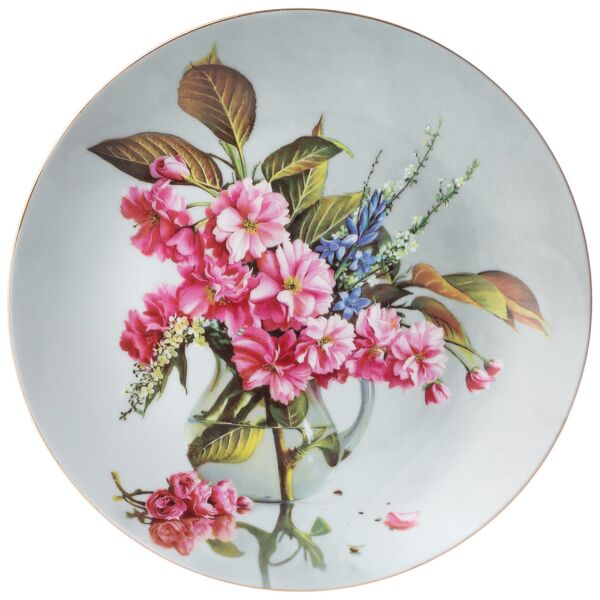 Spring Blossom Porcelain Decorative Wall Plate