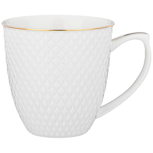 Diamond Gold Porcelain Mug