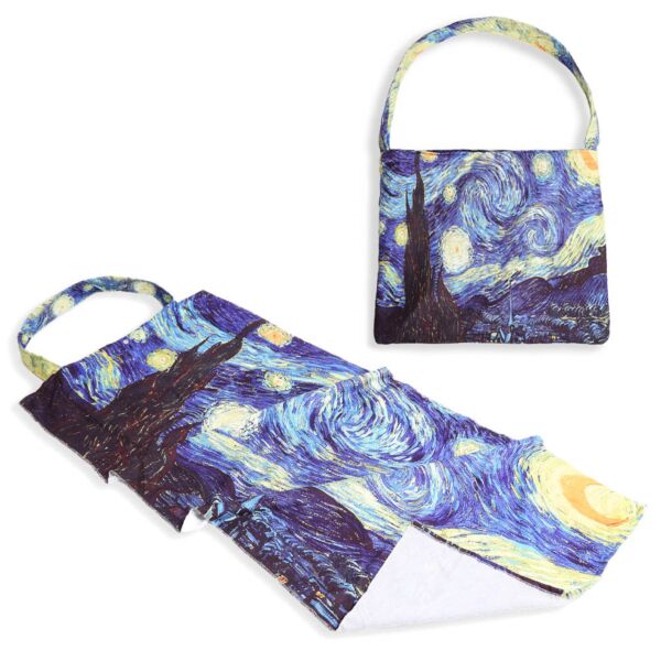 The Starry Night by Vincent Van Gogh Beach Towel and Tote Bag