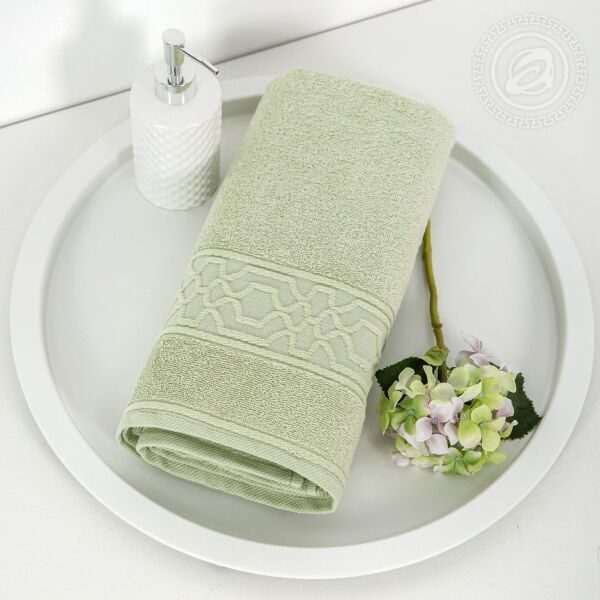 Cotton Terry Bath Towel Mint