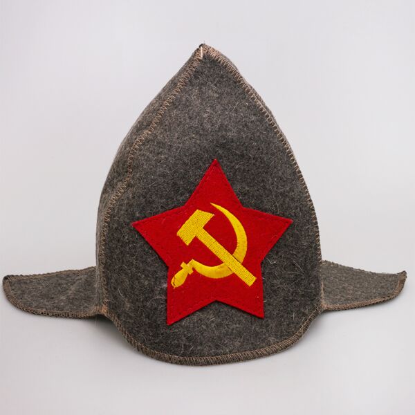 Hammer and Sickle Budenny Cap Sauna Hat