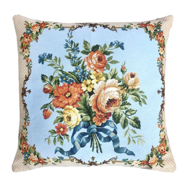 Blue Right Paula Tapestry Pillow