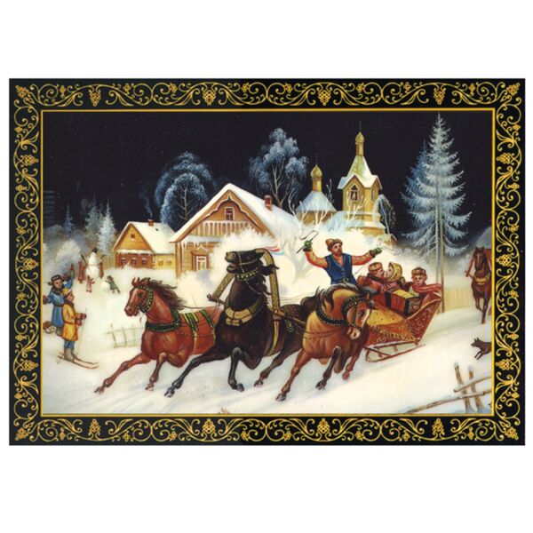 Troika Lacquer Miniature Trinket Box