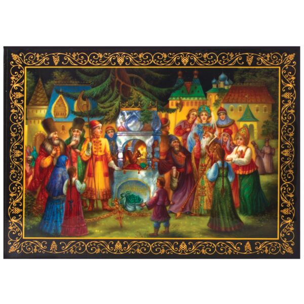 The Tale of Tsar Saltan Handmade Jewelry Trinket Box