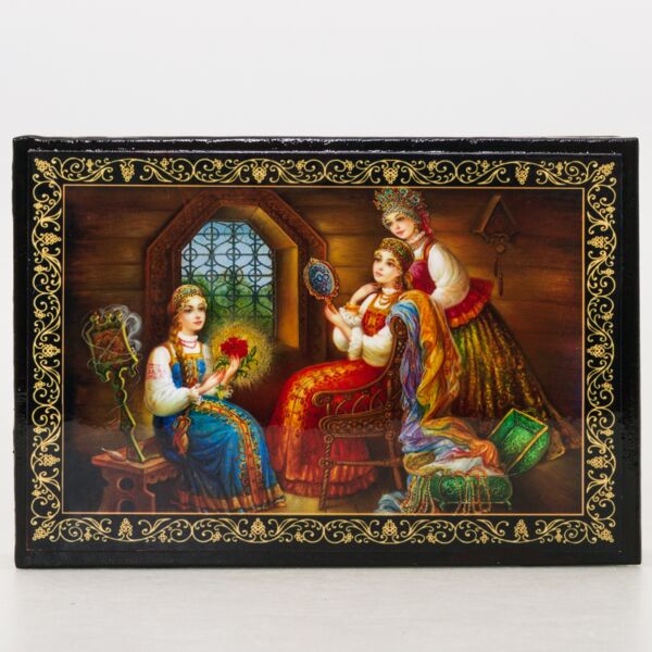 Scarlet Flower Lacquer Box