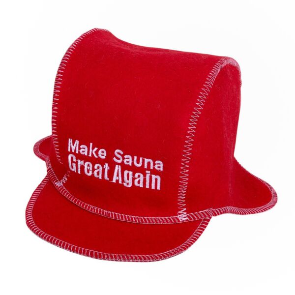 Make Sauna Great Again Felt Sauna Hat 