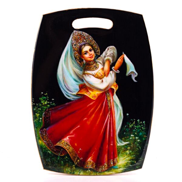 Ethnic Dance Wooden Serving and Cutting Board