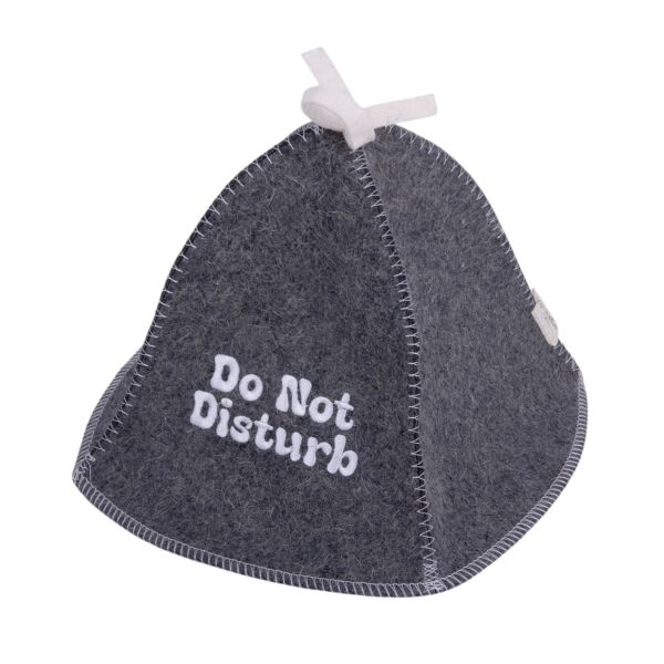 Do Not Disturb Sauna Hat. Felt