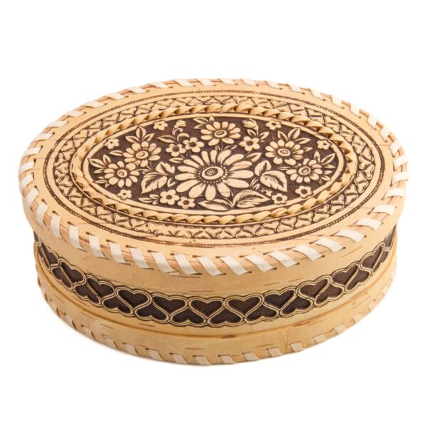 Daisy Birch Bark Box